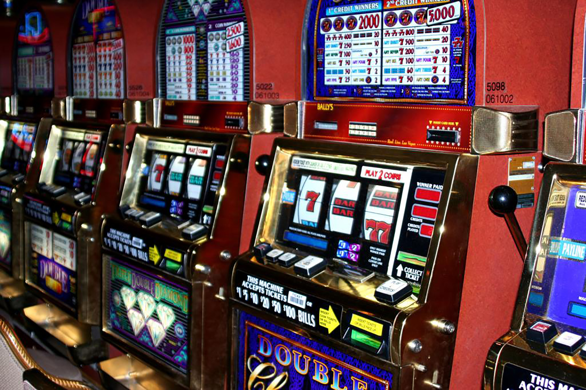 Slot machines showroom in Queensland